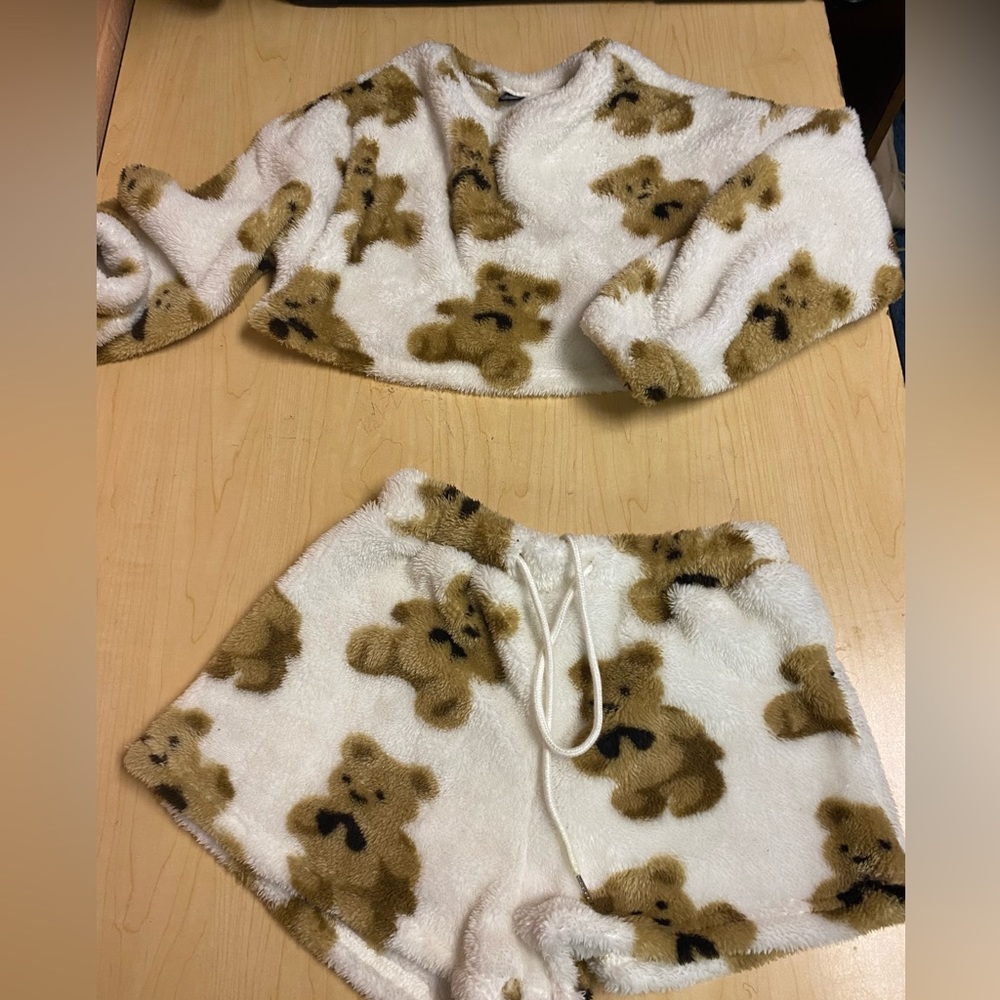Teddy bear pajama set
